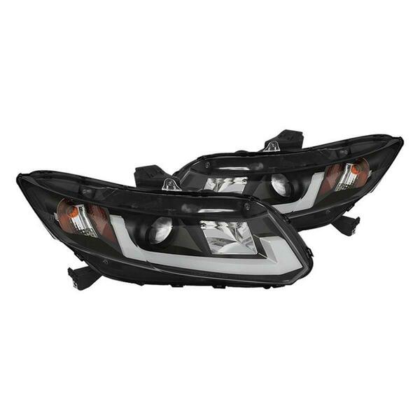 Whole-In-One Black Projector Headlights - Black WH3857180